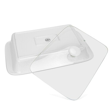 Мармит прямоугольный Fissman PARMIGIANO 367x228x63 см/23 л фарфор (13709)