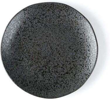 Арена Реактивный фарфор на 4 персоны (тарелка плоская 27 см, черная)