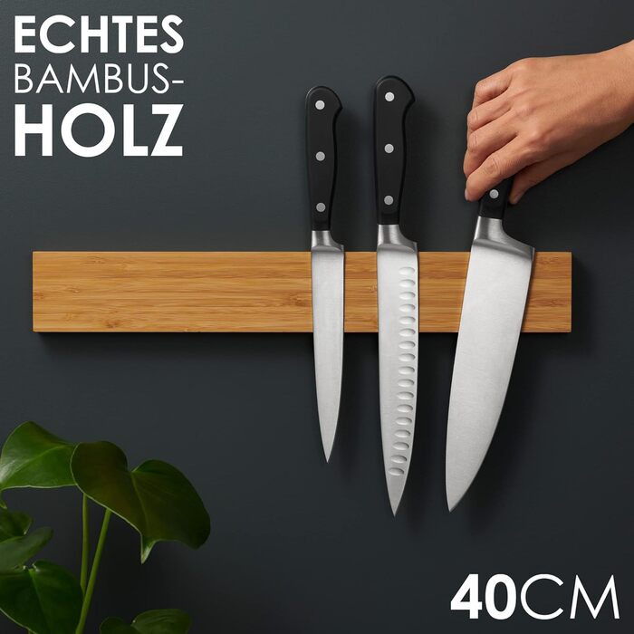 Магнітний тримач для ножів 40 см LARHN