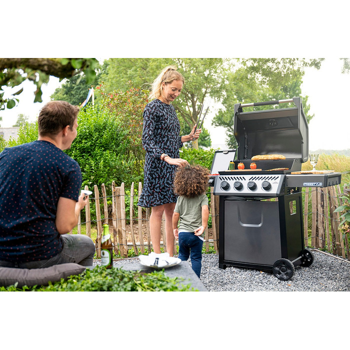 Газовый гриль Napoleon Freestyle 425 с боковой конфоркой Sizzle Zone, графитовый F425SIBPGT-RU Код: 010092