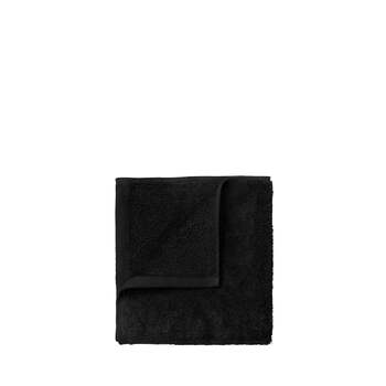Набор гостевых полотенец 30 х 30 см 4 предмета черные Riva Blomus