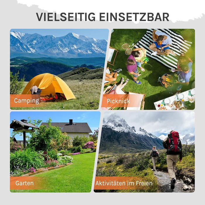 Складний алюмінієвий стіл для кемпінгу WOLTU