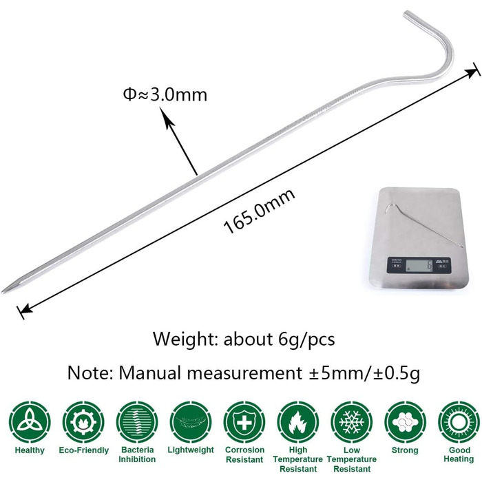 Титановый сплав Колышки Легкие столбы для палаток Кемпинг Палатка Колышки Портативный локоть Травяная палатка Гвоздь Палатка Оборудование для Открытого Сада Кемпинг Путешествия 15 шт./лот Ti4003P (12 шт. /лот-Ti4003P)