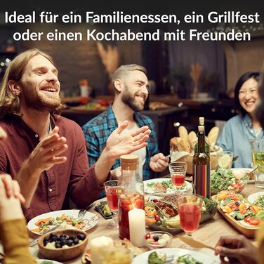 Набор ножей из нержавеющей стали с самозатачивающимся блоком Ausker