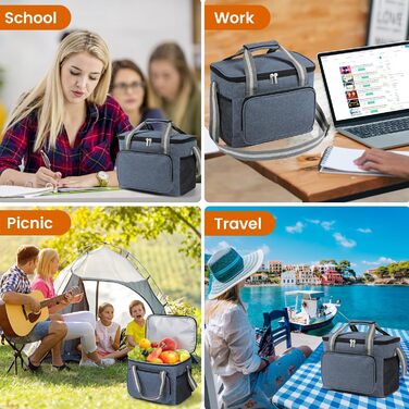 Термосумка для кемпінгу 15 л темно-синій DUNSOO