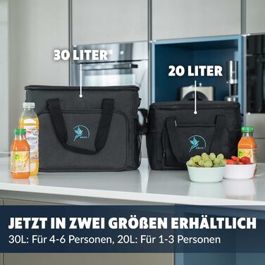 Термосумка 30 л черная Obics