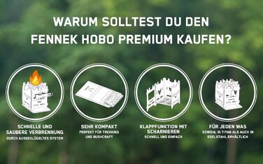 Портативная складная печь-мангал FENNEK