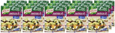Заправка для салату Knorr у французькому стилі для смачної заправки для салату з натуральними інгредієнтами* 15 x 5 x 90 мл 8 г (75 упаковок)