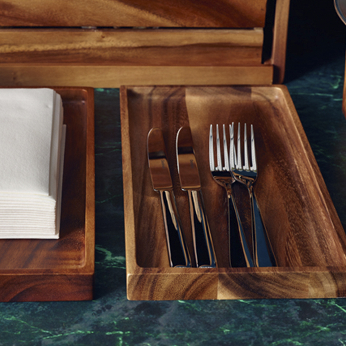 Піднос 32.5*17.6*2.5 см, Acacia Wood, GenWare