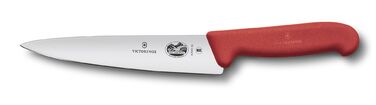 Кухонный нож Victorinox Fibrox Carving лезвие 19см с июнь. Ручка