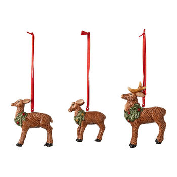 Набір ялинкових іграшок 3 предмета 7 x 6 см, Nostalgic Ornaments Villeroy & Boch