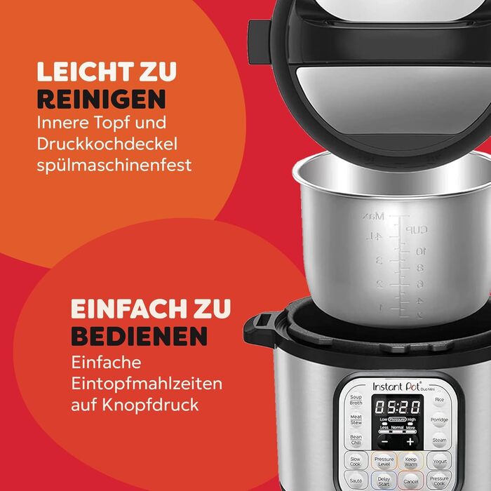 Електрична мультиварка 3 л 1000 Вт Instant Pot