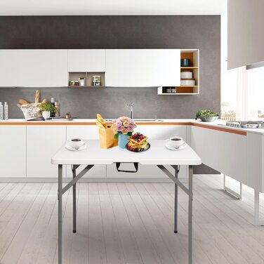 Складаний кемпінговий стіл 86 х 86 х 73,5 см Bonnlo