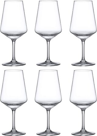 Елегантні келихи для вина 6 шт 590 мл Amazing Abby