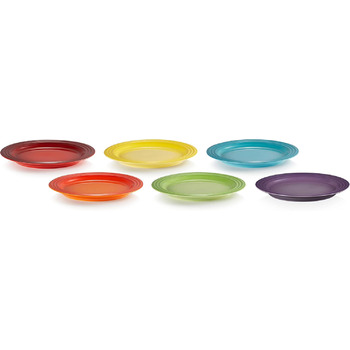 Набор тарелок для завтрака 22 см, разноцветный Le Creuset