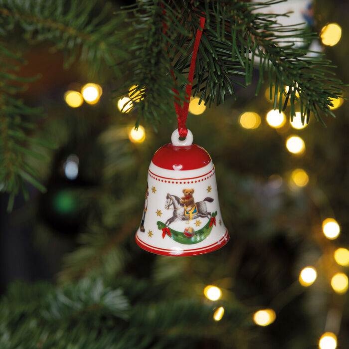 Ялинкова прикраса дзвіночок 5,5 см червоний My Christmas Tree Villeroy & Boch