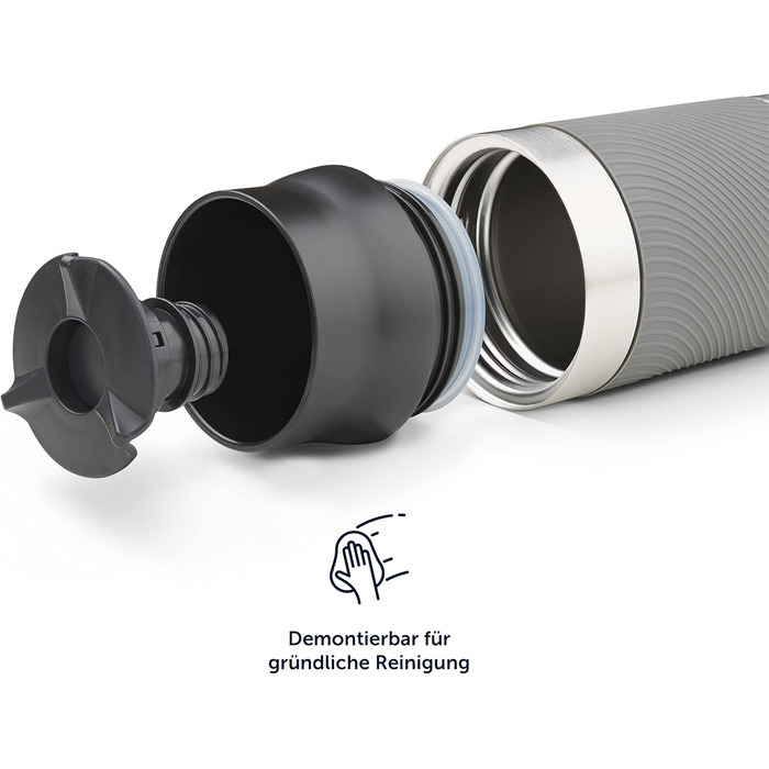 Термочашка класична 500 мл антрацит Blumtal