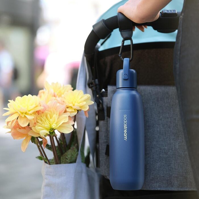 Бутылка для газированной воды 0,9 л, синяя Fizz & Go SodaStream