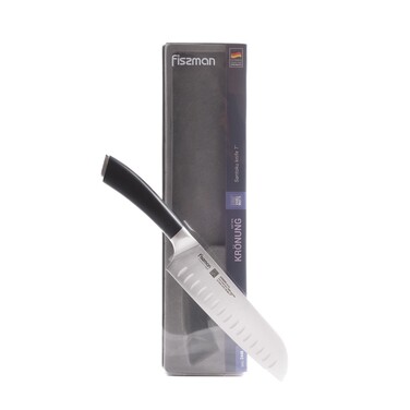 Ніж сантоку Fissman KRONUNG 18 см X50CrMoV15 сталь (2448)
