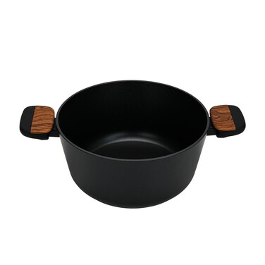 Каструля Fissman FEORELLA 24x11,5 см 4,43 л зі скляною кришкою алюміній з антипригарним покриттям (14514)