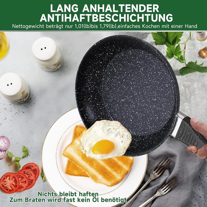 Сковорода с антипригарным покрытием 20 см Scheffler