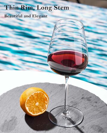 Набор из 6 бокалов для красного вина 510 мл JBHO