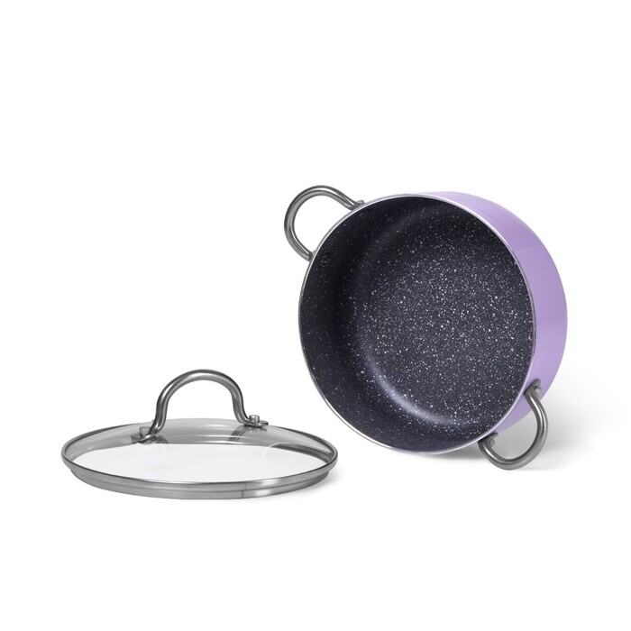 Кастрюля со стеклянной крышкой 18 см 1.8 л Mini Chef Fissman