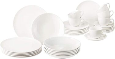 Набор посуды на 6 персон, 30 предметов, белые New Fresh Basic Villeroy & Boch