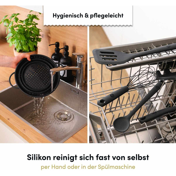 Складаний силіконовий друшляк Hoffmann