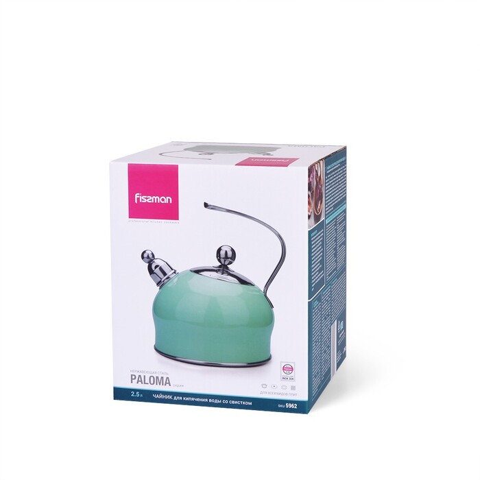 Чайник для плити Fissman зі свистком PALOMA 2,5 л (5962)