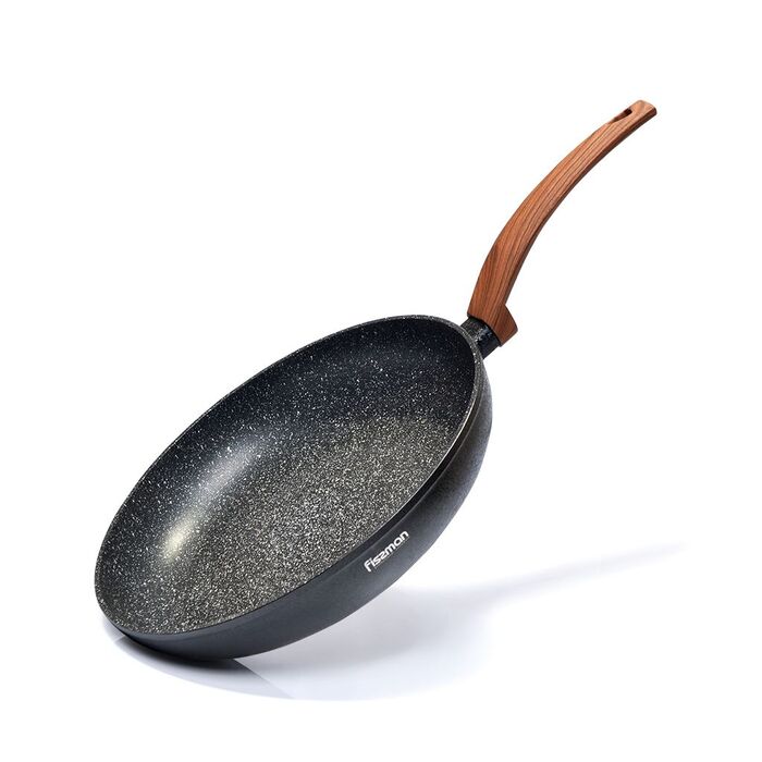 Сковорідка для смаження Fissman VESUVIO STONE 28x5,4 см з індукційним дном (4243)