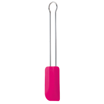 Лопатка-скребок силіконова 26 см, рожева Rosle