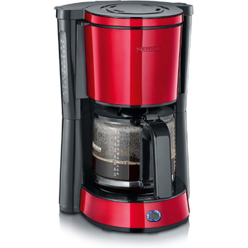 Кофемашина SEVERIN 'Type со стеклянным кувшином, ароматный, быстрый и тихий кофе с кофеваркой на 10 чашек, кофемашина с фильтром, KA 4815, 33.8 (красный)