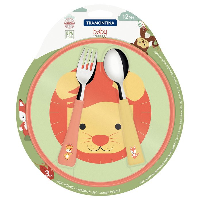 Дитячий набір Tramontina Baby Friends, 3 предмети (6710901)