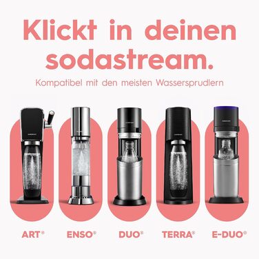 Бутылка для газированной воды 0,9 л, оранжевая Fizz & Go SodaStream
