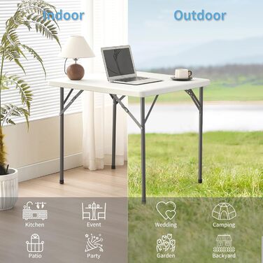 Складной стол 80x80 см KAIHAOWIN