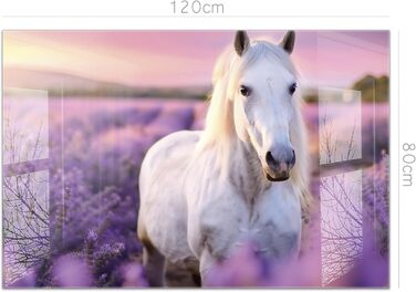 Кухонний фартух timalo зі скляним виглядом Акрилове скло 2 мм Бризкозахисна стіна для плити, скляний фартух, акрилові скляні стінові панелі, захисна панель для фартуха Бетонно-блакитно-сірий (120x80 см, 228- Білий кінь)