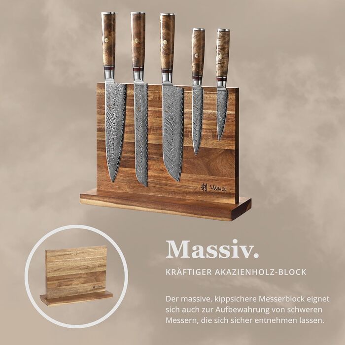 Набір кухонних ножів 6 шт Wakoli