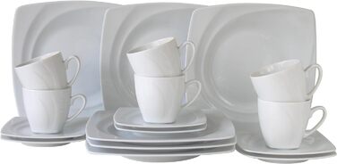 Набор посуды на 6 персон, 18 предметов, рельефный Celebration Creatable