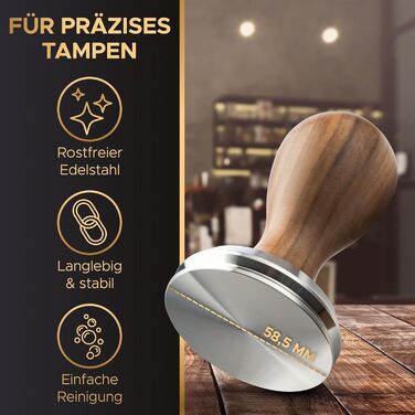 Темпер для кави 5,85 см Barista Legends