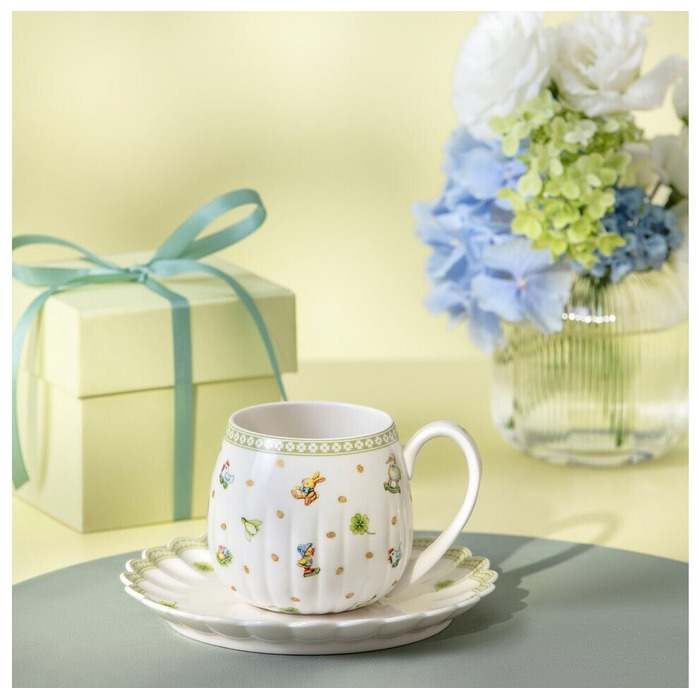 Блюдце 17,7 см до кухля з ручкою, набір 6 предметів, Easter Delight Villeroy & Boch