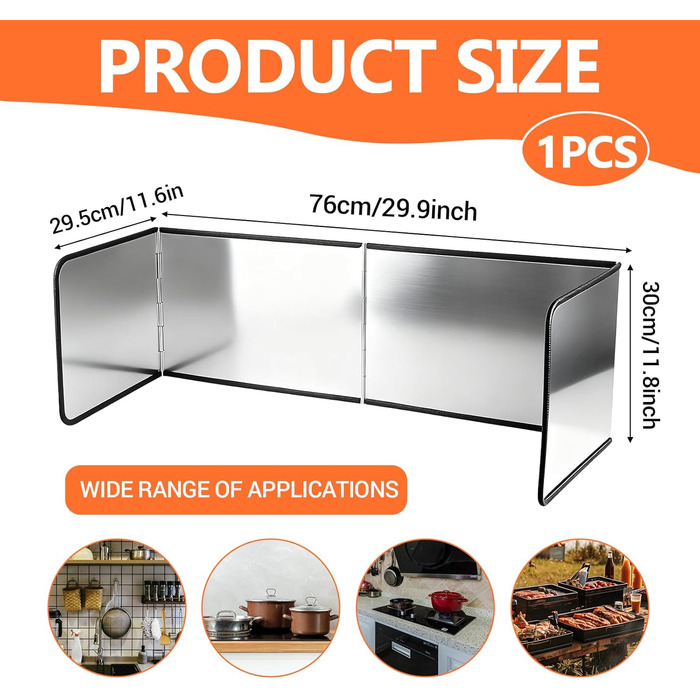 Кухонный фартук для защиты кухни и плиты LZYDKH