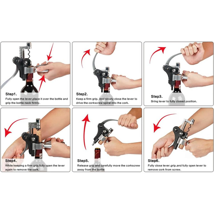 Набір для вина у подарунковій коробці 9 предметів Cooko