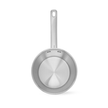 Ковш Fissman TIERNO 16x9,5 см/1,5 л со стеклянной крышкой нержавеющая сталь (5488)