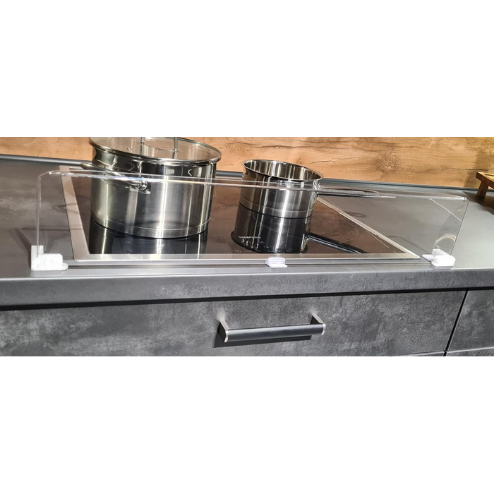 Прозрачный фартук от брызг для плиты LHSchutz