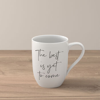Кружка 340 мл "The best is yet to come", біла Statement Villeroy & Boch