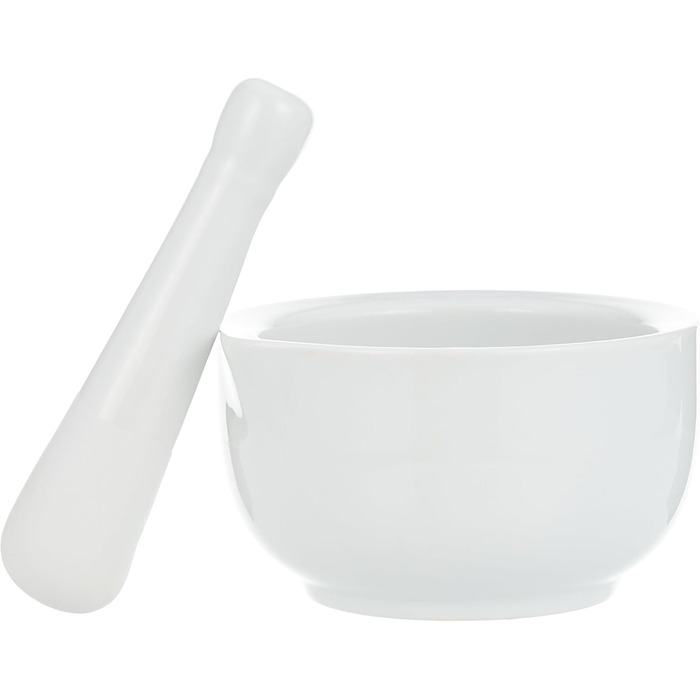 Ступка з товкачем 12 х 6,5 см, білі Fackelmann