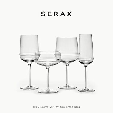 Елегантні келихи для білого вина 4 шт 400 мл Serax