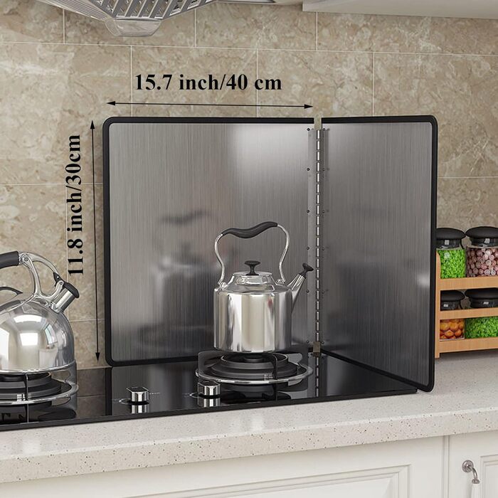 Складаний бризкозахисний екран для варильних поверхонь 2 шт TiciKim