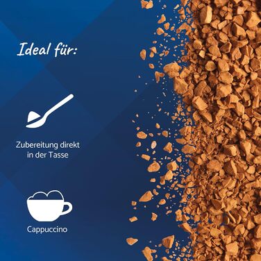 Розчинна кава, 200 г у скляній банці, на 112 напоїв (Капучино, 500 г (1 упаковка))